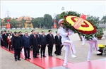 Lãnh đạo Đảng, Nhà nước viếng Chủ tịch Hồ Chí Minh nhân kỷ niệm 80 năm ngày Tổng tuyển cử đầu tiên