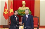 Tổng Bí thư, Chủ tịch nước Tô Lâm tiếp Chủ nhiệm Ban Kiểm tra Trung ương Lào