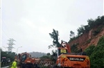 Ứng phó bão số 4: Đặc khu Vân Đồn khẩn trương khắc phục các điểm sạt trượt đất