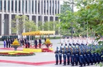 Tổng Bí thư, Chủ tịch nước Tô Lâm chủ trì Lễ đón chính thức Tổng thống Myanmar