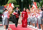 Phó Chủ tịch nước Võ Thị Ánh Xuân chủ trì Lễ đón và hội đàm với Hoàng Thái tử Nhật Bản 