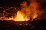 Iceland: Núi lửa trên bán đảo Reykjanes bắt đầu đợt phun trào mới