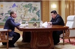 Lãnh đạo Triều Tiên Kim Jong Un tiếp Bộ trưởng Tài nguyên Môi trường của Nga