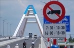 Cần Thơ: Đặt lại hệ thống biển báo cấm trên cầu Trần Hoàng Na 