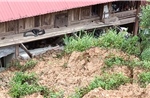 Mưa lớn gây sạt lở đất ở Cao Bằng