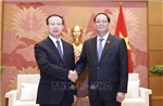 Phó Chủ tịch Quốc hội Trần Quang Phương tiếp Đoàn Ủy ban Đối ngoại Nhân đại toàn quốc Trung Quốc