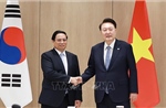 Thủ tướng Phạm Minh Chính hội kiến Tổng thống Hàn Quốc