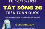 Từ 16/10/2024: Tắt sóng 2G trên toàn quốc