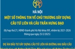 Hà Nội: Một số thông tin về chủ trương xây dựng cầu Tứ Liên và cầu Trần Hưng Đạo