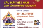 Cúp thế giới 2025: Cầu mây Việt Nam giành tấm Huy chương Vàng lịch sử