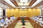 Bộ Chính trị, Ban Bí thư họp triển khai thực hiện sắp xếp tổ chức bộ máy của hệ thống chính trị