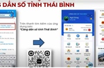 Đột phá theo Nghị quyết số 57: Thái Bình thí điểm ứng dụng công dân số