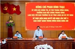 Đồng chí Phan Đình Trạc kiểm tra việc thực hiện Nghị quyết Đảng tại Long An và Tây Ninh