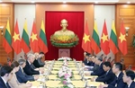 Tổng Bí thư Tô Lâm hội kiến Tổng thống Cộng hòa Litva Gitanas Nauseda