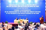 Họp báo công bố Quyết định về đặc xá năm 2025 (đợt 2) của Chủ tịch nước
