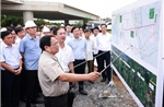 Thủ tướng Phạm Minh Chính kiểm tra, đôn đốc thi công các dự án cao tốc tại Đồng bằng sông Cửu Long