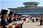 Hoàn tất chuyến bay thẳng đầu tiên nối thủ đô của Triều Tiên và Nga