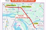 Hà Nội: Phân luồng giao thông phục vụ Triển lãm thành tựu đất nước