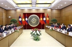 Chủ tịch Quốc hội Trần Thanh Mẫn hội kiến Tổng Bí thư, Chủ tịch nước Lào Thongloun Sisoulith