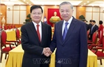 Tổng Bí thư Tô Lâm tiếp Tổng Bí thư, Chủ tịch nước Lào Thongloun Sisoulith