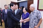 Chủ tịch nước Lương Cường tiếp đại diện gia đình nhân sĩ hữu nghị Trung Quốc