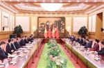 Chủ tịch nước Lương Cường hội đàm với Tổng Bí thư, Chủ tịch Trung Quốc Tập Cận Bình
