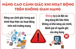 Nâng cao cảnh giác khi hoạt động trên không gian mạng