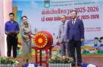Trường song ngữ Lào - Việt Nam Nguyễn Du khai giảng năm học mới