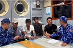 Cảnh sát biển ứng cứu 4 ngư dân gặp nạn trên vùng biển Tây Nam
