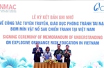 Mở rộng hợp tác, tăng cường vận động tài trợ nguồn lực khắc phục hậu quả bom mìn
