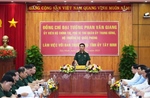 Bộ trưởng Bộ Quốc phòng Phan Văn Giang làm việc với Tỉnh ủy Tây Ninh