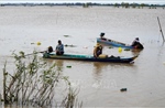 Tất bật đánh bắt thủy sản cuối mùa nước nổi