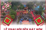 Lễ khai hội Đền Hát Môn: Âm vang hào khí Hai Bà Trưng