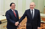 Thủ tướng Phạm Minh Chính hội kiến Tổng thống Nga Vladimir Putin