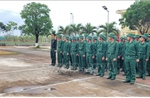Chiến sĩ mới bước vào huấn luyện, rèn nền nếp chính quy