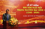 Kỷ niệm 680 năm ngày mất Trạng nguyên Mạc Đĩnh Chi