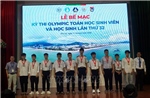 306 giải chính thức được trao tại Olympic Toán học sinh viên toàn quốc lần thứ 32