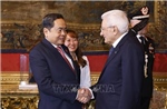Chủ tịch Quốc hội Trần Thanh Mẫn hội kiến Tổng thống Italy