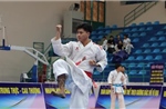 Các vận động viên tranh tài môn Karate cấp quốc gia khu vực miền Nam