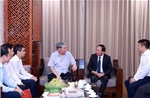 Trưởng ban Tuyên giáo và Dân vận Trung ương Trịnh Văn Quyết thăm, chúc mừng nguyên Thường trực Ban Bí thư Đinh Thế Huynh