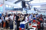 Sân bay Nội Bài đảm bảo luồng tuyến thông suốt với hơn 240 quầy check-in dịp lễ
