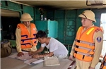 Xử lý bến vật liệu xây dựng hoạt động không phép trên sông Hồng