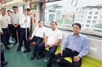 Bí thư Thành ủy Hà Nội kiểm tra vận hành Metro Nhổn - Ga Hà Nội