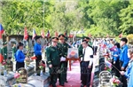 Đại tướng Nguyễn Trọng Nghĩa dự truy điệu, an táng hài cốt liệt sĩ Việt Nam hy sinh tại Lào