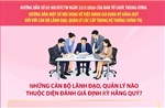 Hướng dẫn việc đánh giá định kỳ hằng quý đối với cán bộ lãnh đạo, quản lý các cấp trong hệ thống chính trị 