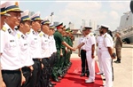 Biên đội tàu Hải quân Ấn Độ thăm hữu nghị TP Hồ Chí Minh