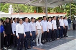 Đảng ủy Mặt trận Tổ quốc, các đoàn thể Trung ương dâng hương tại Ngã ba Đồng Lộc