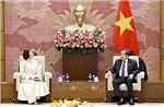 Chủ tịch Quốc hội Trần Thanh Mẫn tiếp Đại sứ Mông Cổ