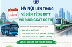 Từ 1/9/2026, Hà Nội liên thông vé điện tử xe buýt với đường sắt đô thị