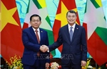 Thủ tướng Lê Minh Hưng hội kiến Tổng thống Myanmar Min Aung Hlaing